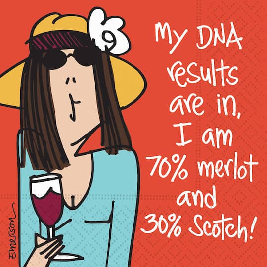 JAM Paper My DNA Results Are In Cocktail Napkins, 40ct.
